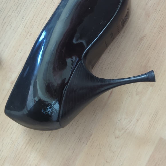 Celine black pattern leather high heel - Picture 4 of 9